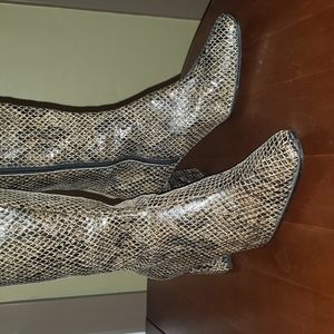J. Renee Faux Snakeskin boots 9M
